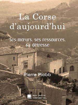 cover image of La Corse d'aujourd'hui